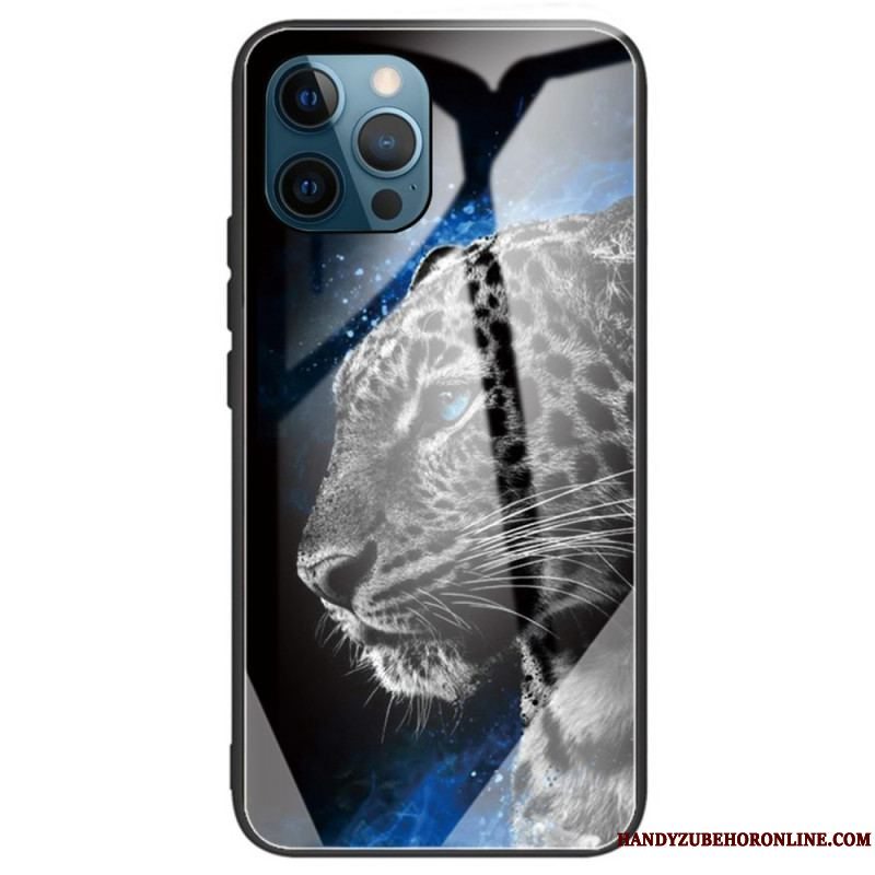 Cover iPhone 14 Pro Max Tiger Hærdet Glas
