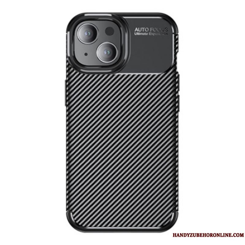 Cover iPhone 15 Plus Carbon Texture Fiber
