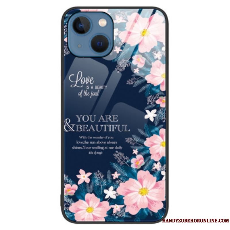 Cover iPhone 15 Plus Elsker Pink Blomster