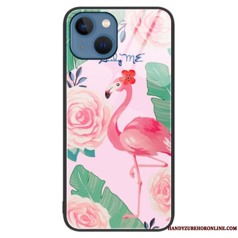Cover iPhone 15 Plus Flamingo Hærdet Glas