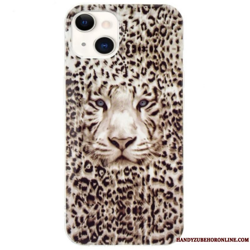 Cover iPhone 15 Plus Fluorescerende Leopard