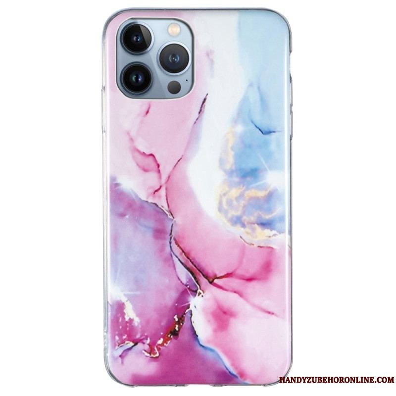 Cover iPhone 15 Pro Intens Marmor