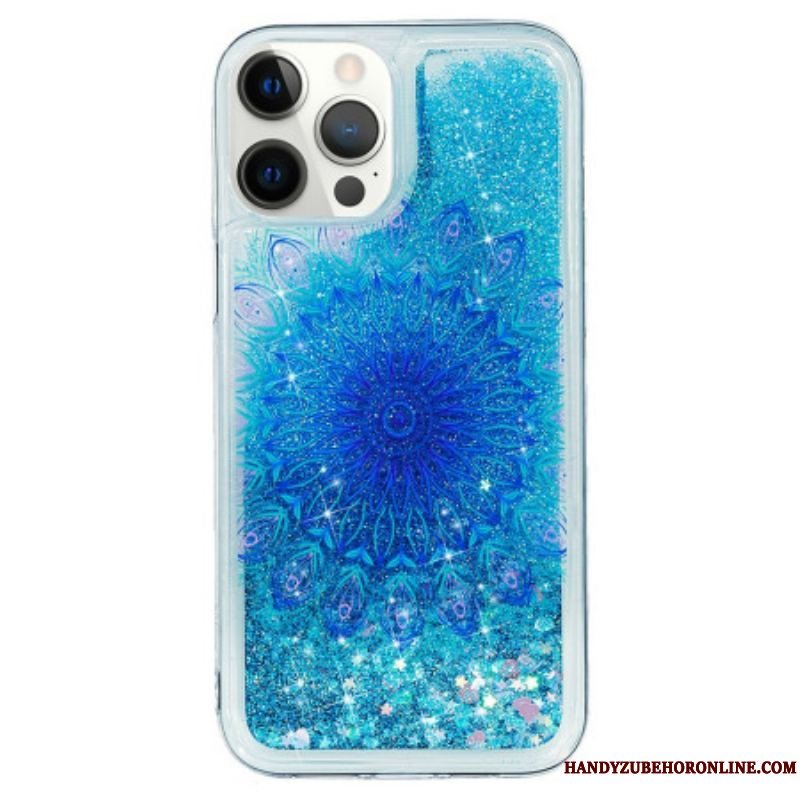 Cover iPhone 15 Pro Mandala Glitter