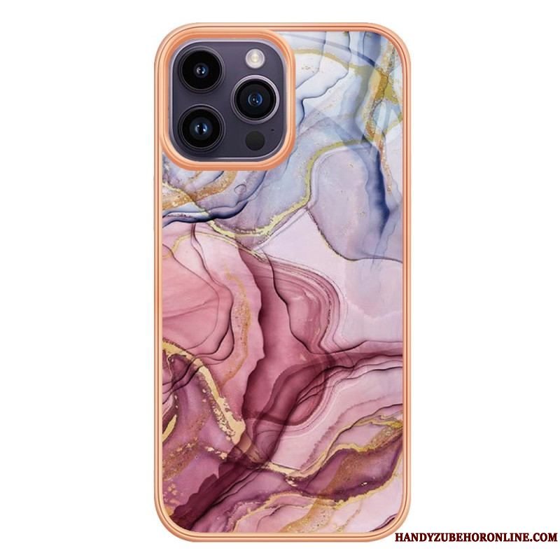 Cover iPhone 15 Pro Max Marmoreret Stil