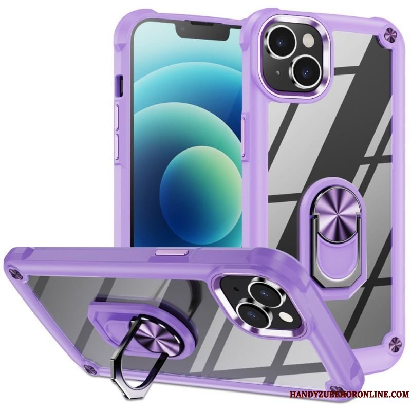 Cover iPhone 15 Transparent Med Støttering