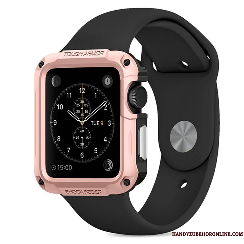 Etui Apple Watch Series 1 Beskyttelse Sport Rosa Guld, Cover Apple Watch Series 1 Udendørs