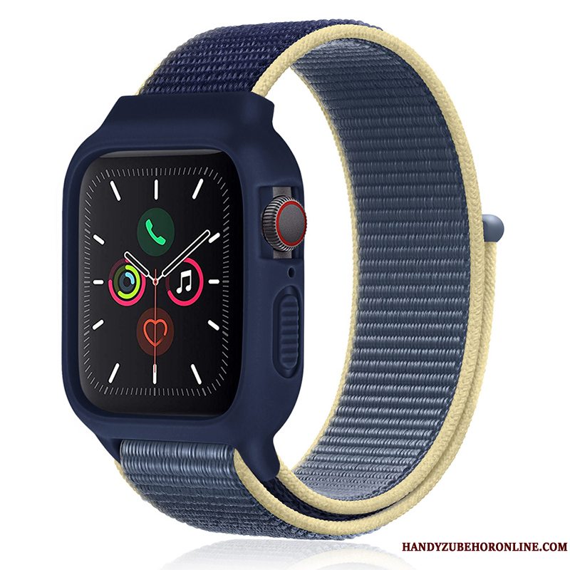 Etui Apple Watch Series 1 Silikone Ny Trend, Cover Apple Watch Series 1 Blå Nylon