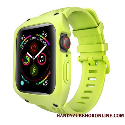 Etui Apple Watch Series 1 Tasker Grøn Tre Forsvar, Cover Apple Watch Series 1 Silikone Sport Anti-fald