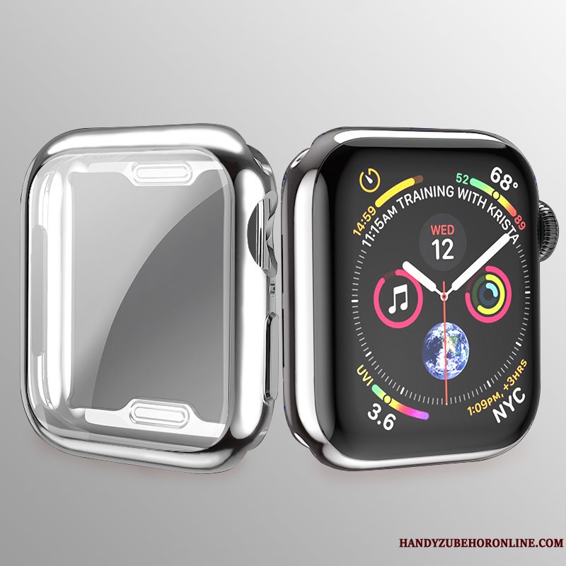Etui Apple Watch Series 2 Silikone Tynd Belægning, Cover Apple Watch Series 2 Tasker Sølv