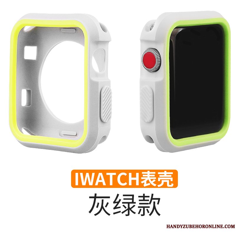 Etui Apple Watch Series 3 Silikone Hærdning Trend, Cover Apple Watch Series 3 Tasker Tynd Grå