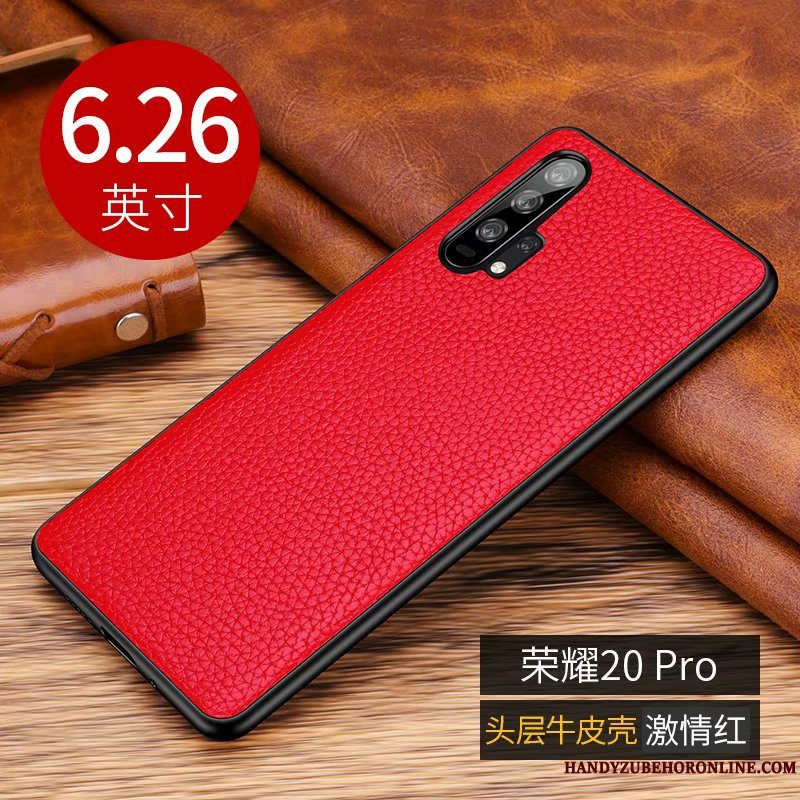 Etui Honor 20 Pro Beskyttelse Business Telefon, Cover Honor 20 Pro Læder Anti-fald Ny