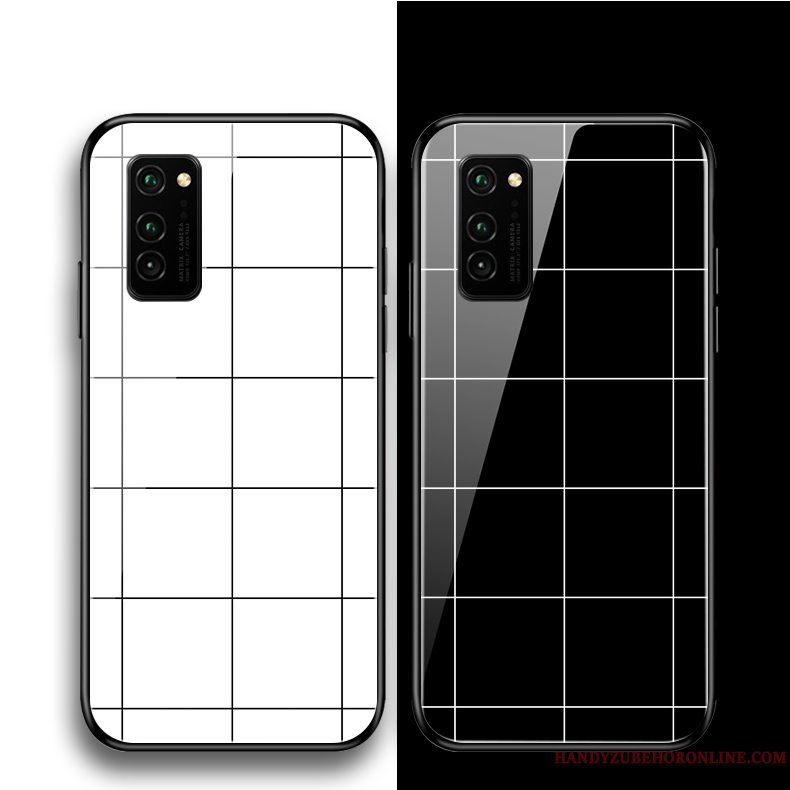 Etui Honor 30 Pro Blød Kunst Glas, Cover Honor 30 Pro Silikone Ternede Simple