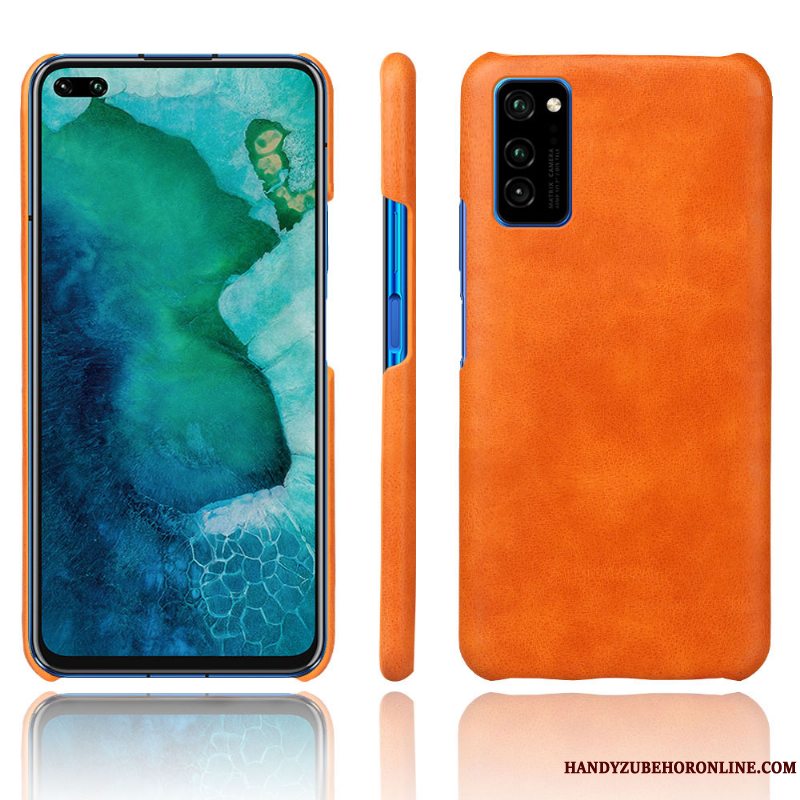 Etui Honor 30 Pro Læder Trend Business, Cover Honor 30 Pro Beskyttelse Anti-fald Gul