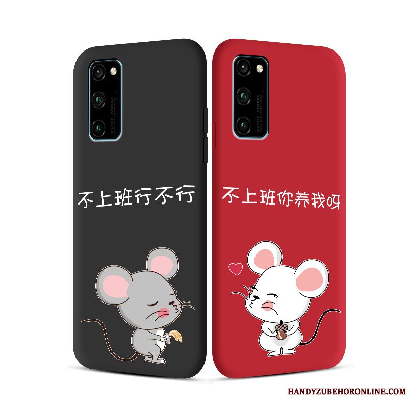 Etui Honor 30 Pro Silikone Elskeren Rød, Cover Honor 30 Pro Tasker Telefonanti-fald