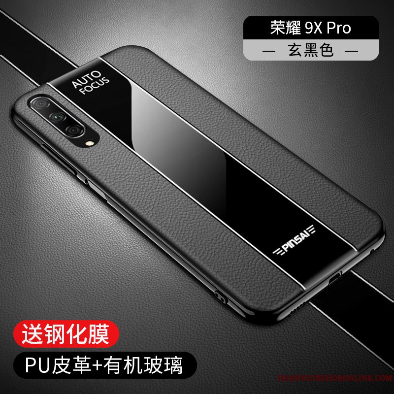 Etui Honor 9x Pro Kreativ Telefonnubuck, Cover Honor 9x Pro Tasker Sort Trend