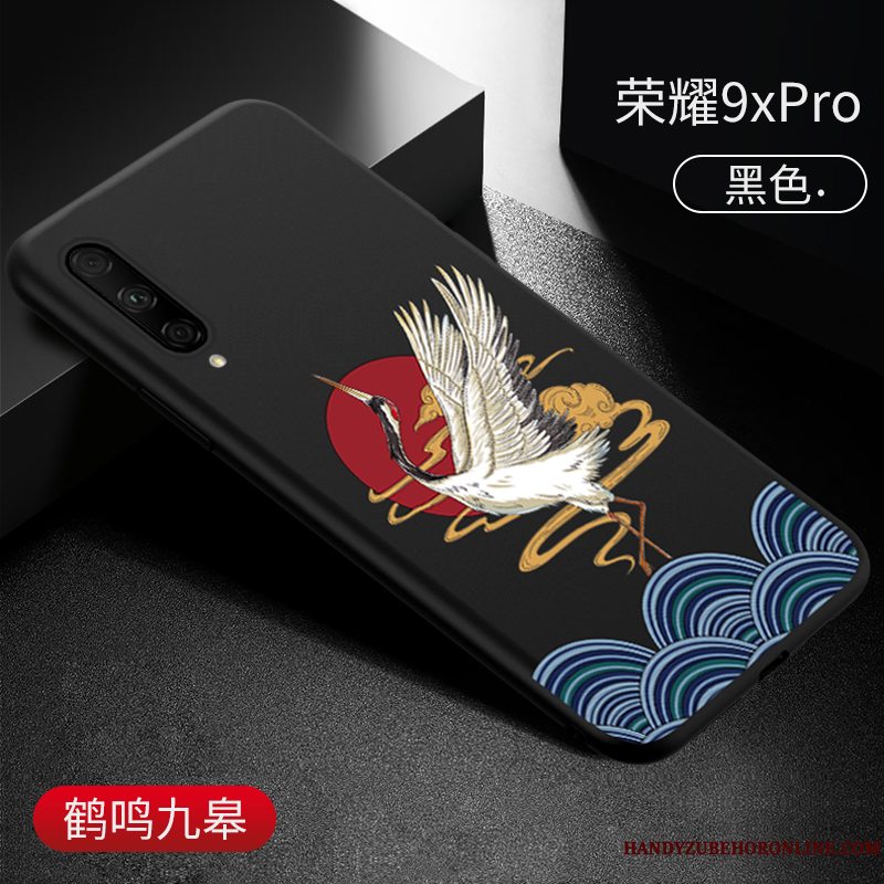 Etui Honor 9x Pro Tasker Ny Af Personlighed, Cover Honor 9x Pro Relief Telefonkinesisk Stil