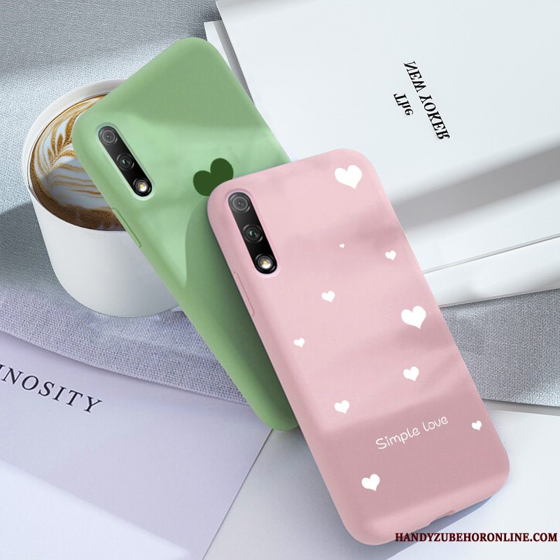 Etui Honor 9x Silikone Lyserød Trend, Cover Honor 9x Blød Telefonaf Personlighed