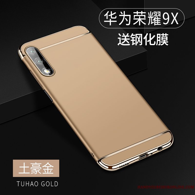 Etui Honor 9x Tasker Hård Ny, Cover Honor 9x Beskyttelse Guld Telefon