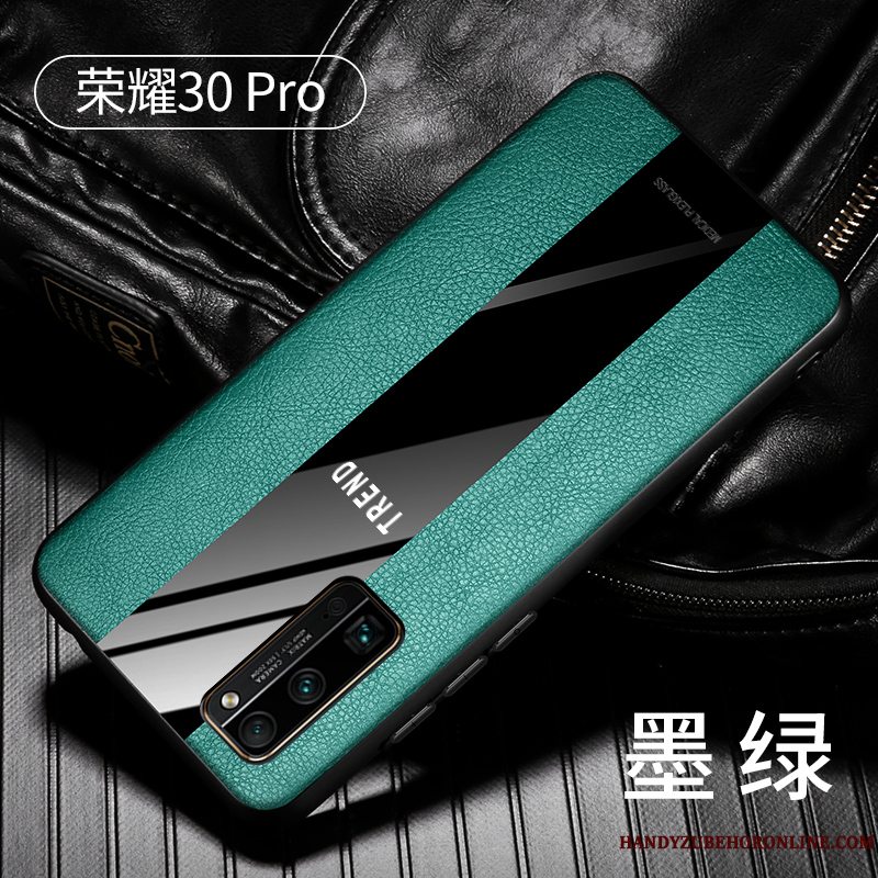 Etui Honor View30 Pro Tasker Telefontynd, Cover Honor View30 Pro Beskyttelse Grøn Ny