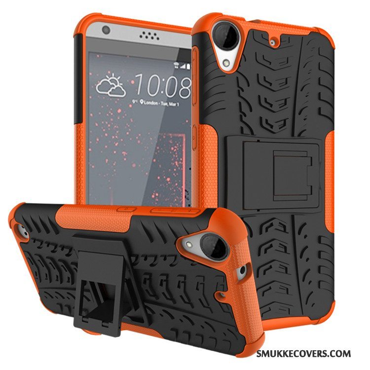 Etui Htc Desire 530 Support Orange Telefon, Cover Htc Desire 530 Silikone Skridsikre Mønster