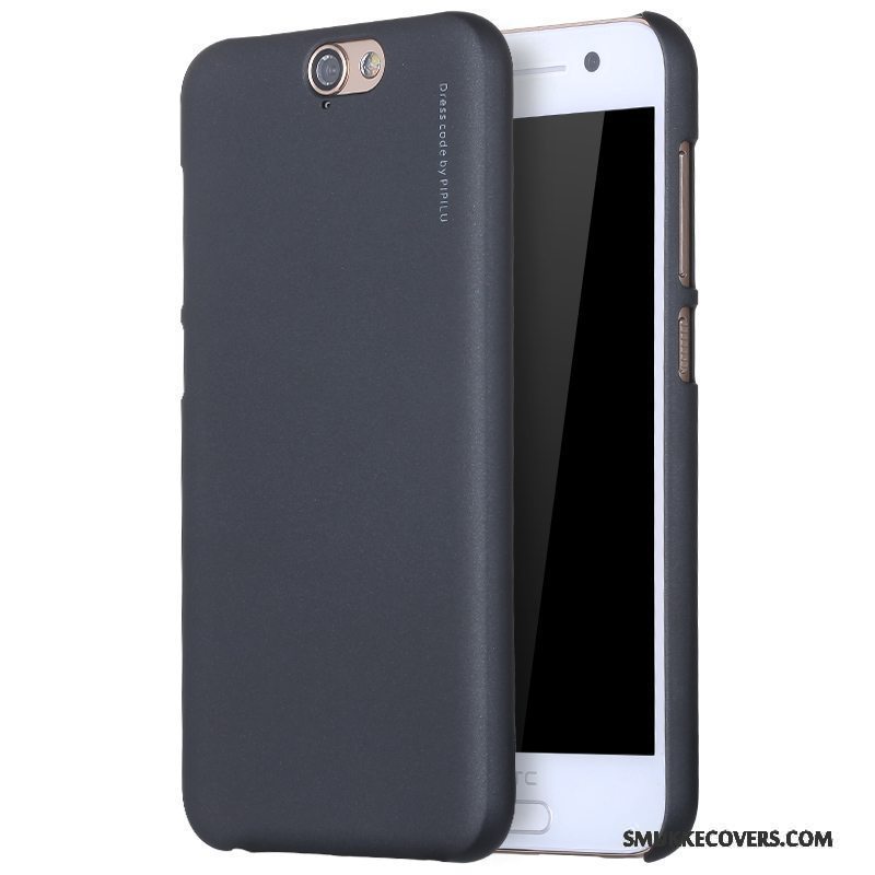 Etui Htc One A9 Beskyttelse Sort Telefon, Cover Htc One A9 Nubuck Tynd