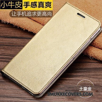 Etui Htc One A9s Beskyttelse Guld Tilpas, Cover Htc One A9s Folio Telefonhård