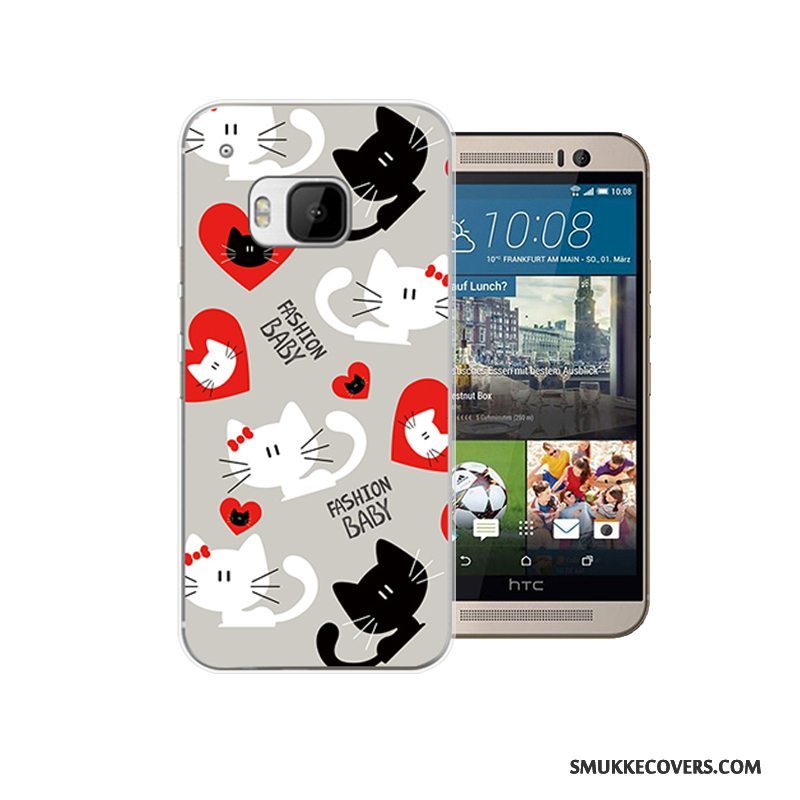 Etui Htc One M9 Cartoon Trend Grå, Cover Htc One M9 Beskyttelse Telefonanti-fald