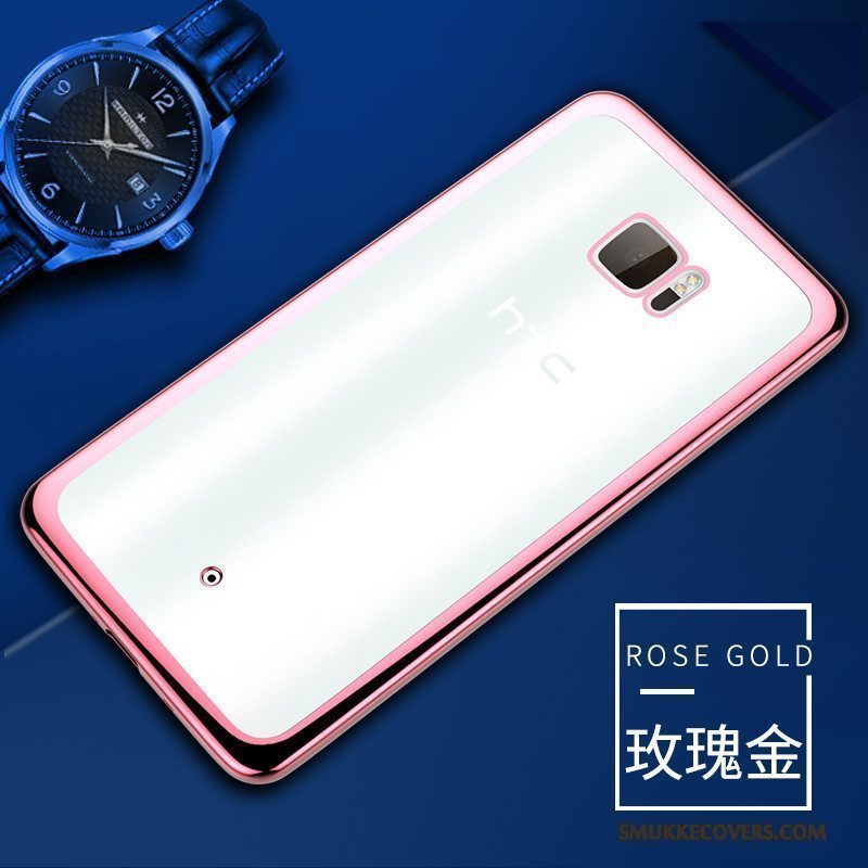 Etui Htc U Ultra Blød Gennemsigtig Telefon, Cover Htc U Ultra Beskyttelse Lyserød