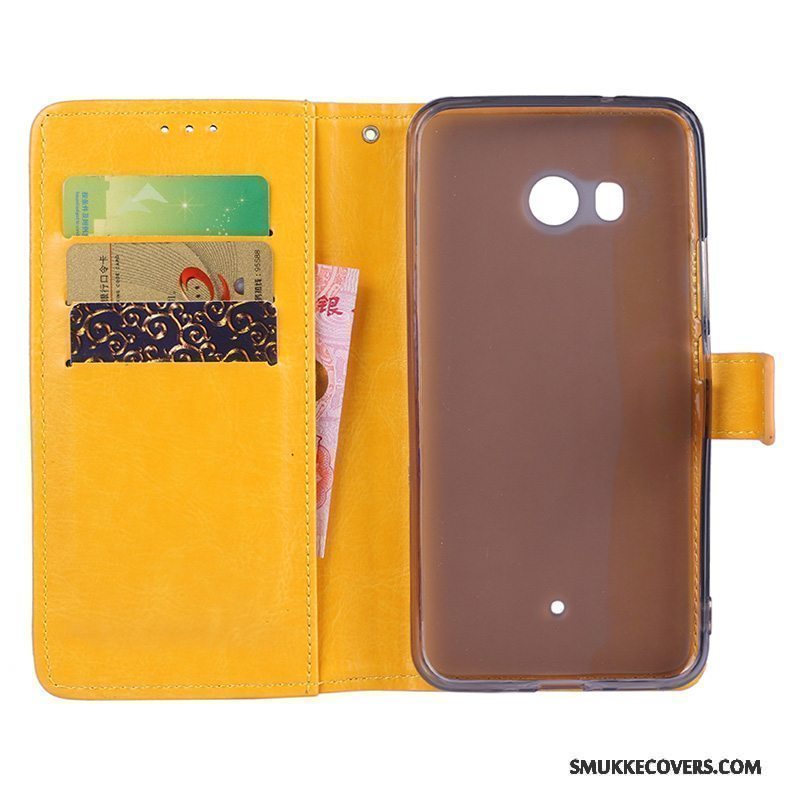 Etui Htc U11 Silikone Anti-fald Telefon, Cover Htc U11 Beskyttelse Gul