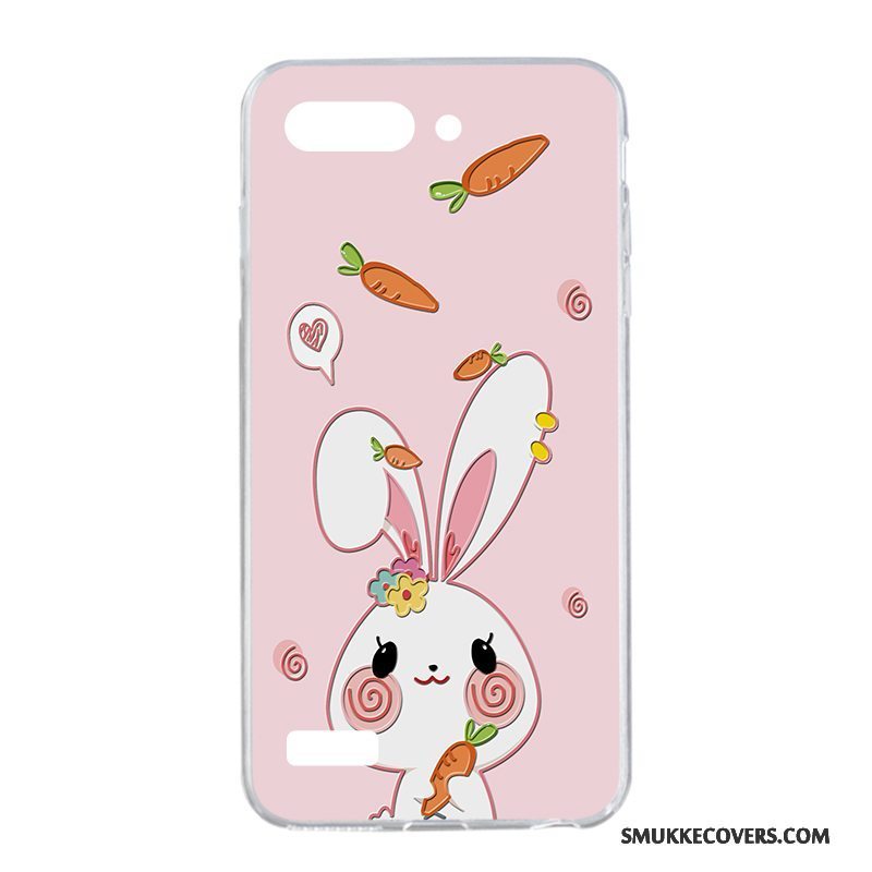 Etui Huawei Ascend G6 Cartoon Pulver Telefon, Cover Huawei Ascend G6 Beskyttelse Lyserød Smuk