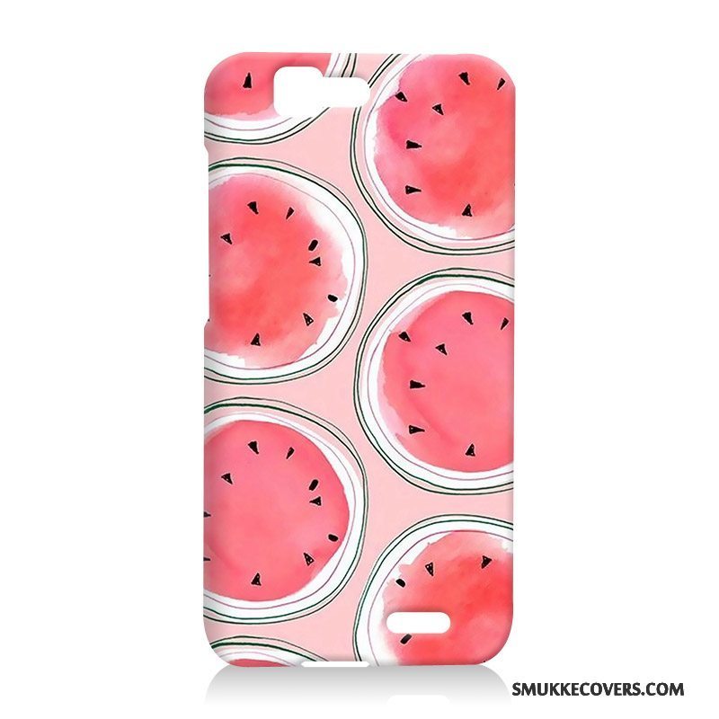 Etui Huawei Ascend G7 Blød Rød Anti-fald, Cover Huawei Ascend G7 Silikone Blå Telefon