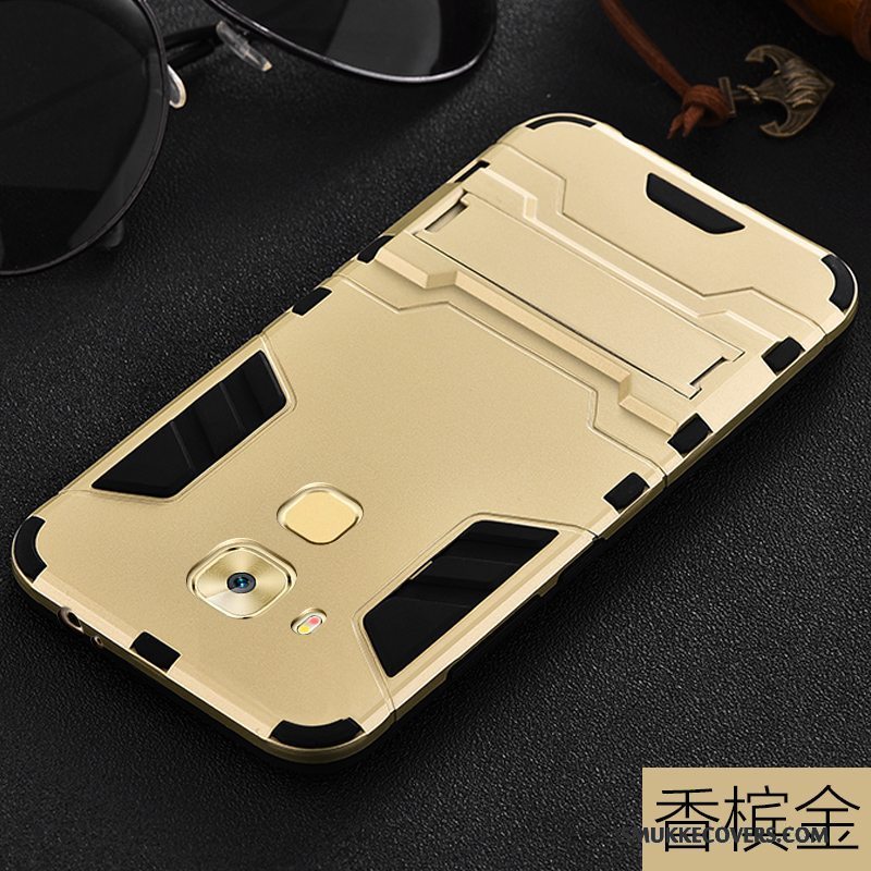 Etui Huawei G7 Plus Beskyttelse Guld Hård, Cover Huawei G7 Plus Tasker Anti-fald Telefon