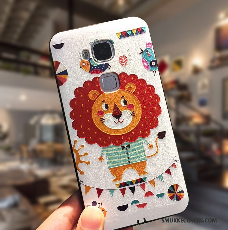 Etui Huawei G7 Plus Beskyttelse Hård Trend, Cover Huawei G7 Plus Cartoon Hængende Ornamenter Telefon