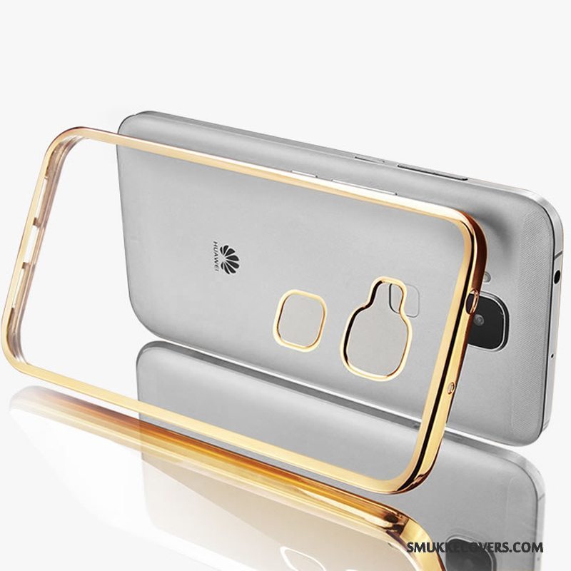 Etui Huawei G7 Plus Beskyttelse Telefongennemsigtig, Cover Huawei G7 Plus Tasker Guld