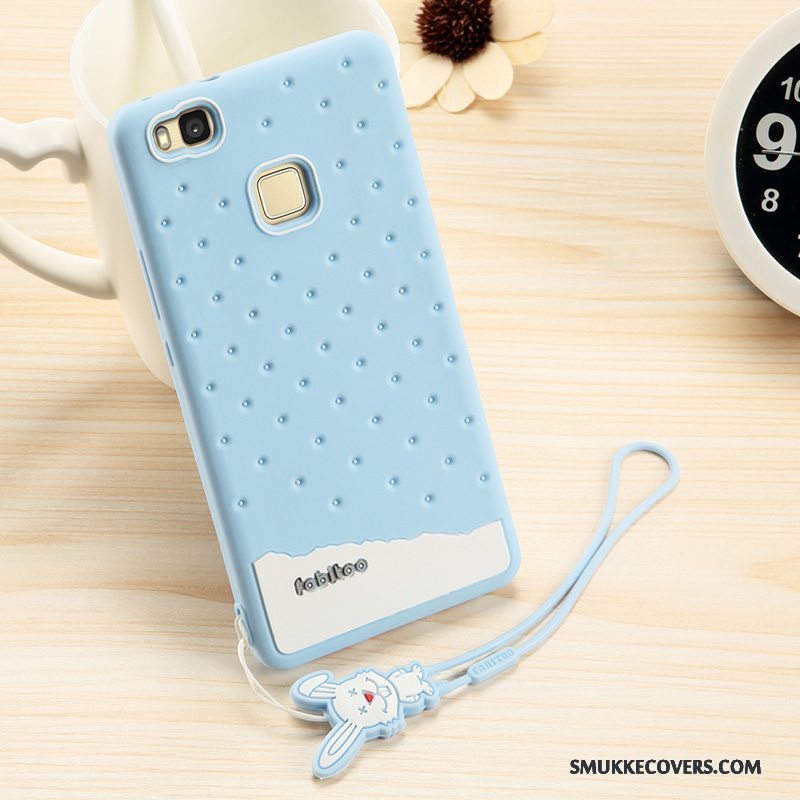 Etui Huawei G9 Lite Cartoon Telefonhængende Ornamenter, Cover Huawei G9 Lite Blød Blå Ungdom