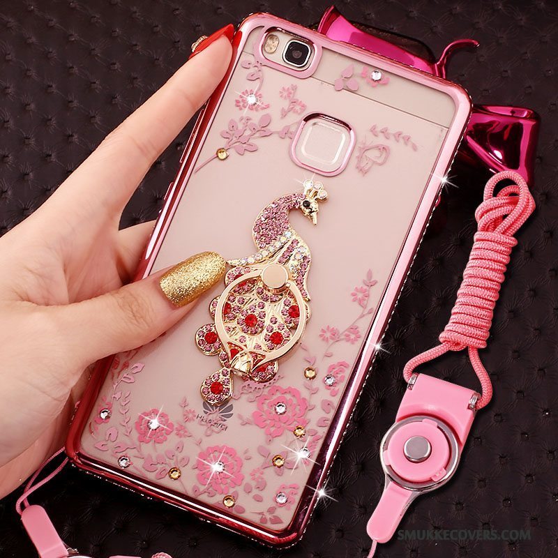 Etui Huawei G9 Lite Strass Ring Telefon, Cover Huawei G9 Lite Beskyttelse Hængende Ornamenter Ramme