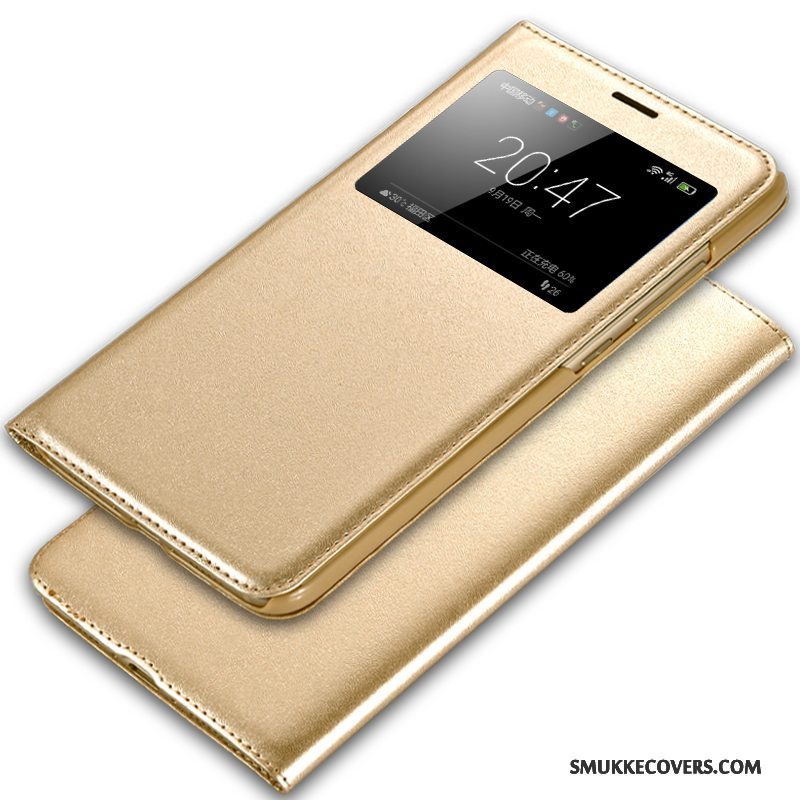 Etui Huawei G9 Plus Beskyttelse Guld Telefon, Cover Huawei G9 Plus Læder