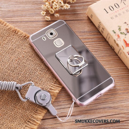 Etui Huawei G9 Plus Beskyttelse Spejl Sølv, Cover Huawei G9 Plus Tasker Trend Hængende Ornamenter