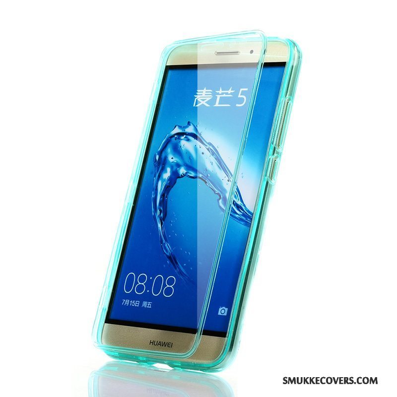 Etui Huawei G9 Plus Beskyttelse Tynd Gennemsigtig, Cover Huawei G9 Plus Tasker Grøn Anti-fald