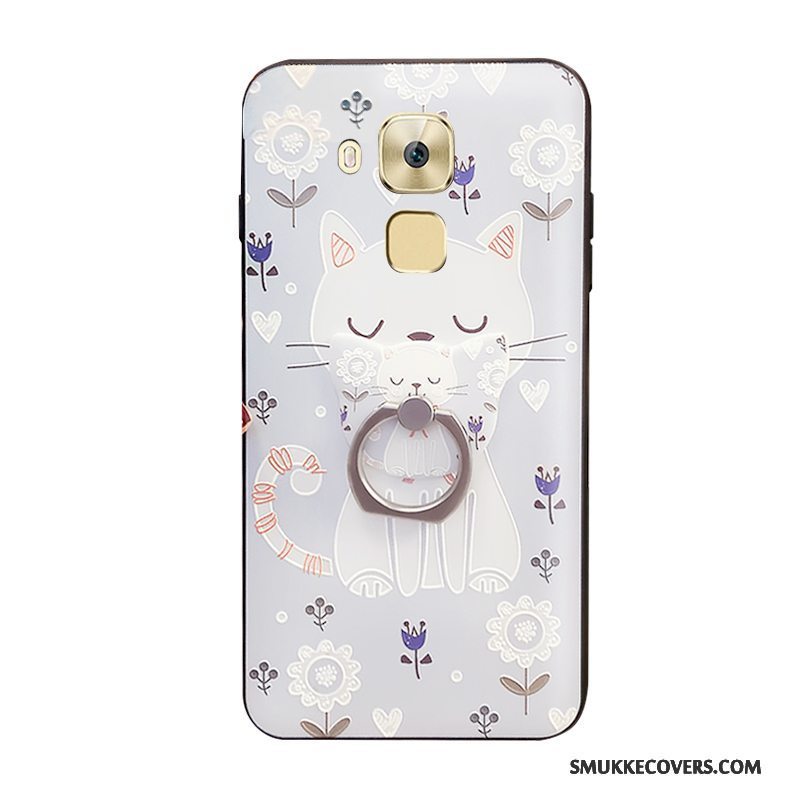 Etui Huawei G9 Plus Cartoon Lyseblå Frisk, Cover Huawei G9 Plus Silikone Lille Sektion Trend