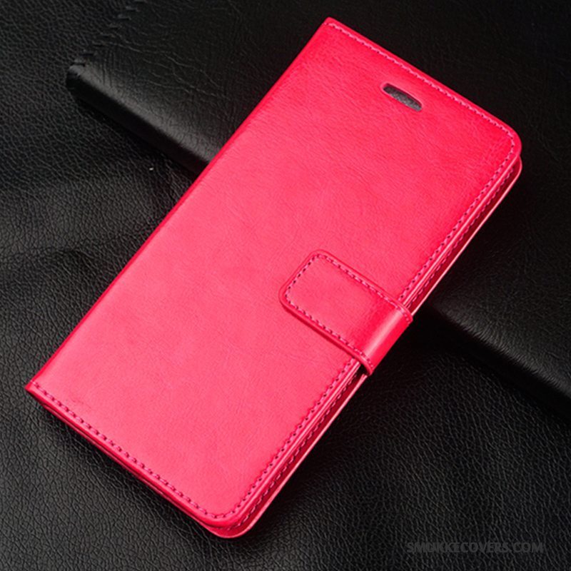Etui Huawei G9 Plus Læder Trend Telefon, Cover Huawei G9 Plus Blød Nuttet Rød