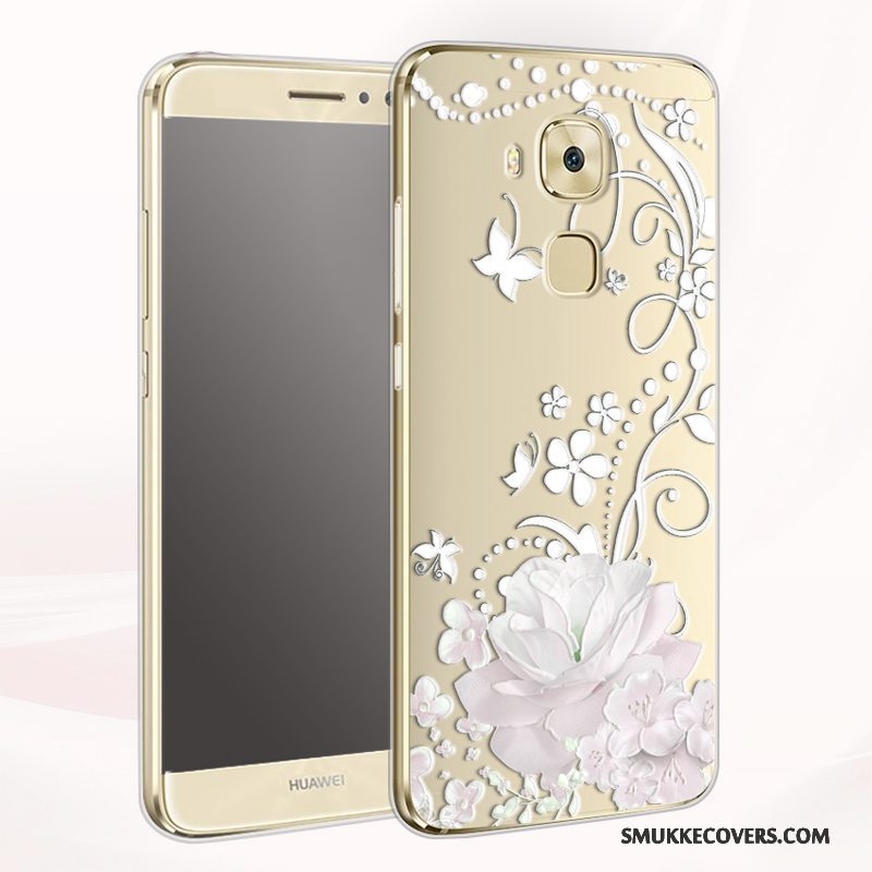 Etui Huawei G9 Plus Silikone Guld Af Personlighed, Cover Huawei G9 Plus Blød Telefonanti-fald