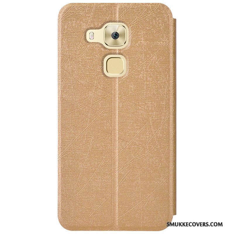 Etui Huawei G9 Plus Tasker Guld Telefon, Cover Huawei G9 Plus Silikone Anti-fald