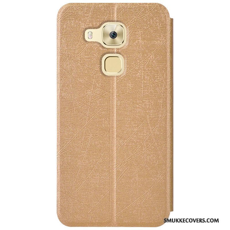 Etui Huawei G9 Plus Tasker Guld Telefon, Cover Huawei G9 Plus Silikone Anti-fald