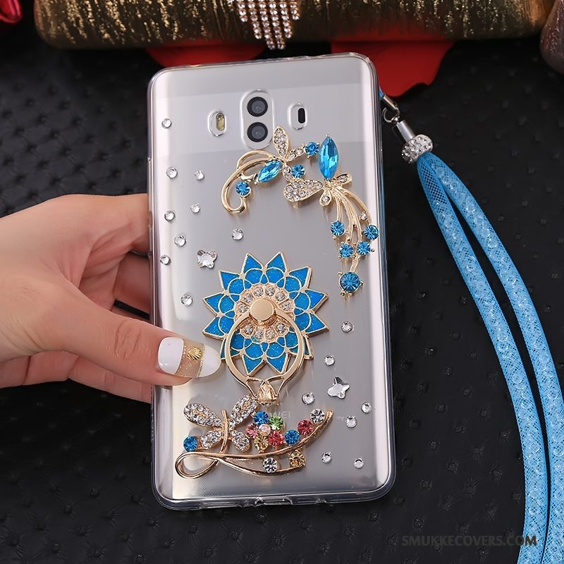 Etui Huawei Mate 10 Beskyttelse Af Personlighed Anti-fald, Cover Huawei Mate 10 Kreativ Blå Telefon