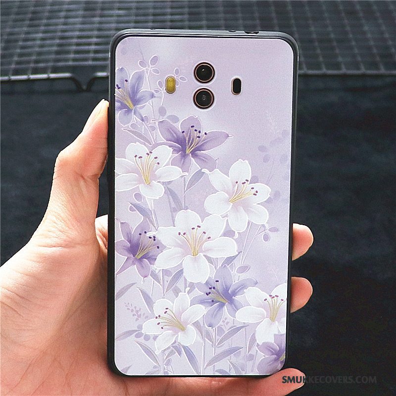 Etui Huawei Mate 10 Beskyttelse Lilla Telefon, Cover Huawei Mate 10 Blød Af Personlighed Trend