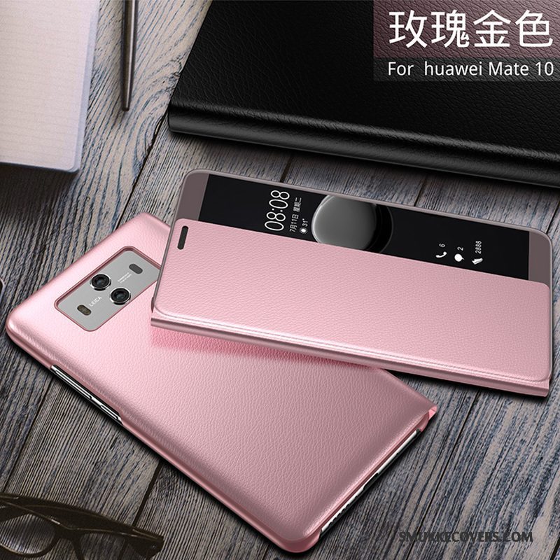 Etui Huawei Mate 10 Beskyttelse Rosa Guld Telefon, Cover Huawei Mate 10 Tasker Anti-fald