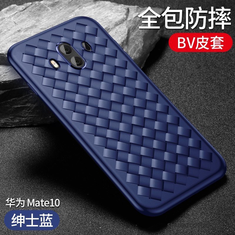 Etui Huawei Mate 10 Beskyttelse Telefonanti-fald, Cover Huawei Mate 10 Tasker Mørkeblå