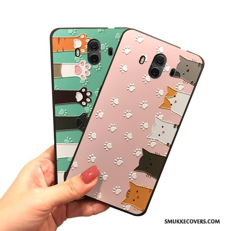 Etui Huawei Mate 10 Cartoon Af Personlighed Lyserød, Cover Huawei Mate 10 Tasker Hængende Ornamenter Trend