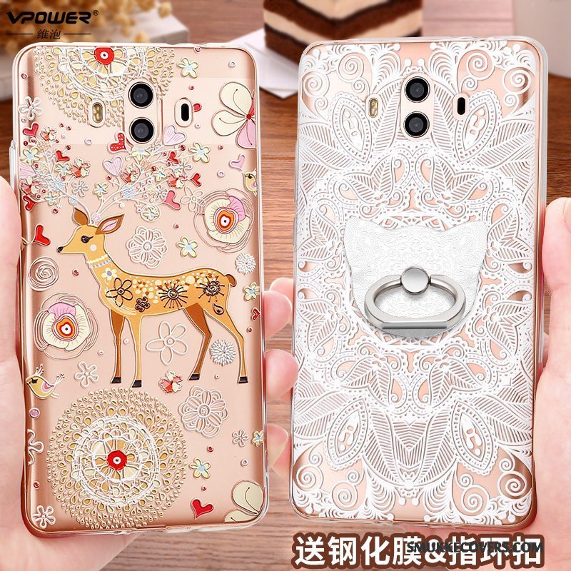 Etui Huawei Mate 10 Kreativ Gul Telefon, Cover Huawei Mate 10 Blød Af Personlighed